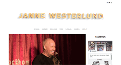 Desktop Screenshot of jannewesterlund.com